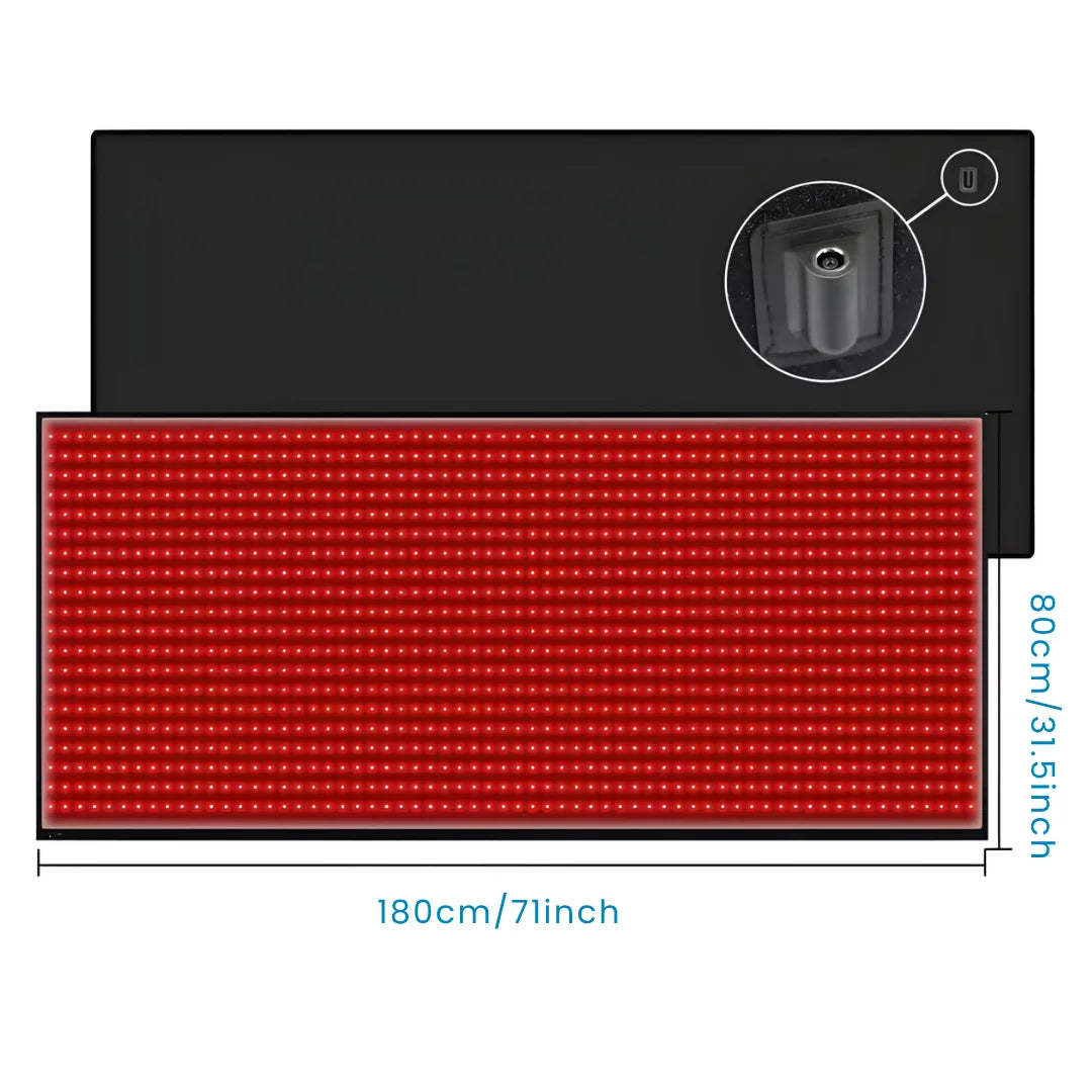 Red Light Therapy Mat ErgonomicLux