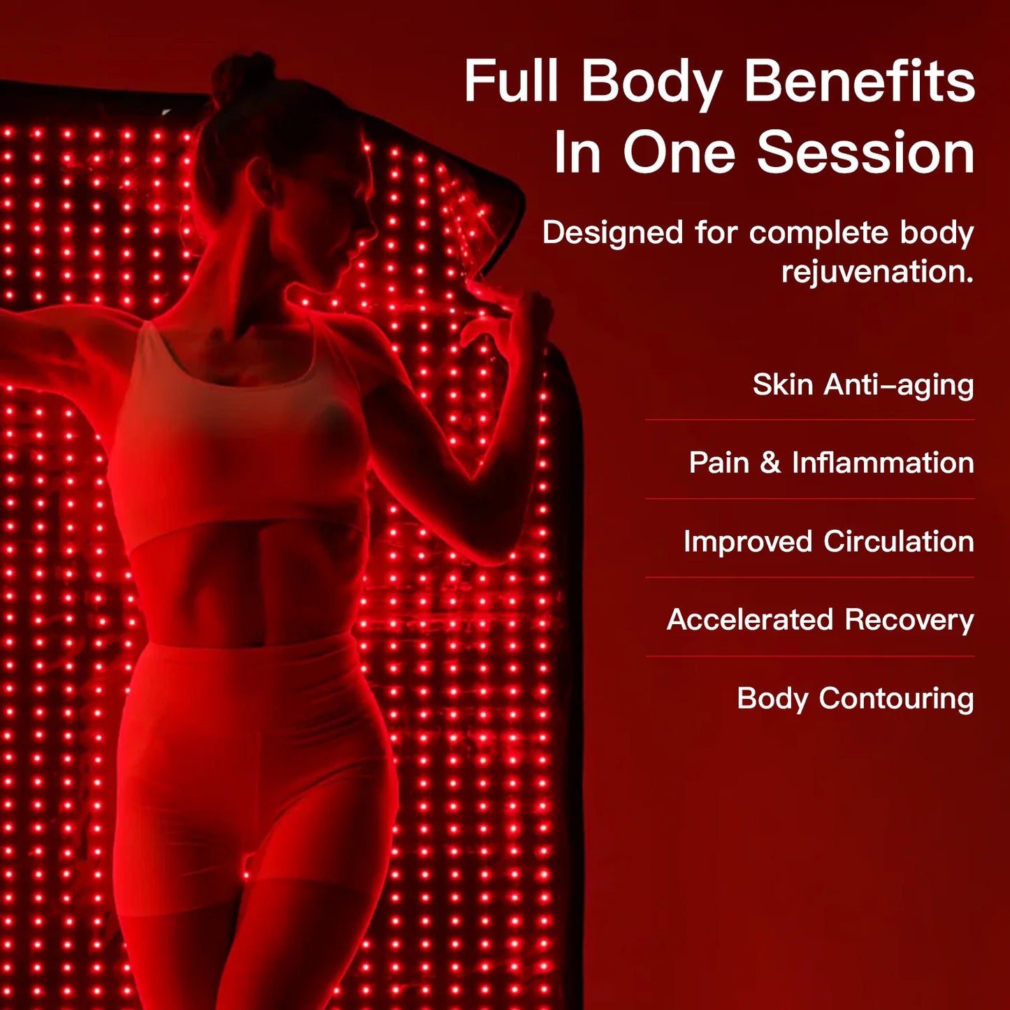 Red and Infrared Light Therapy Mat