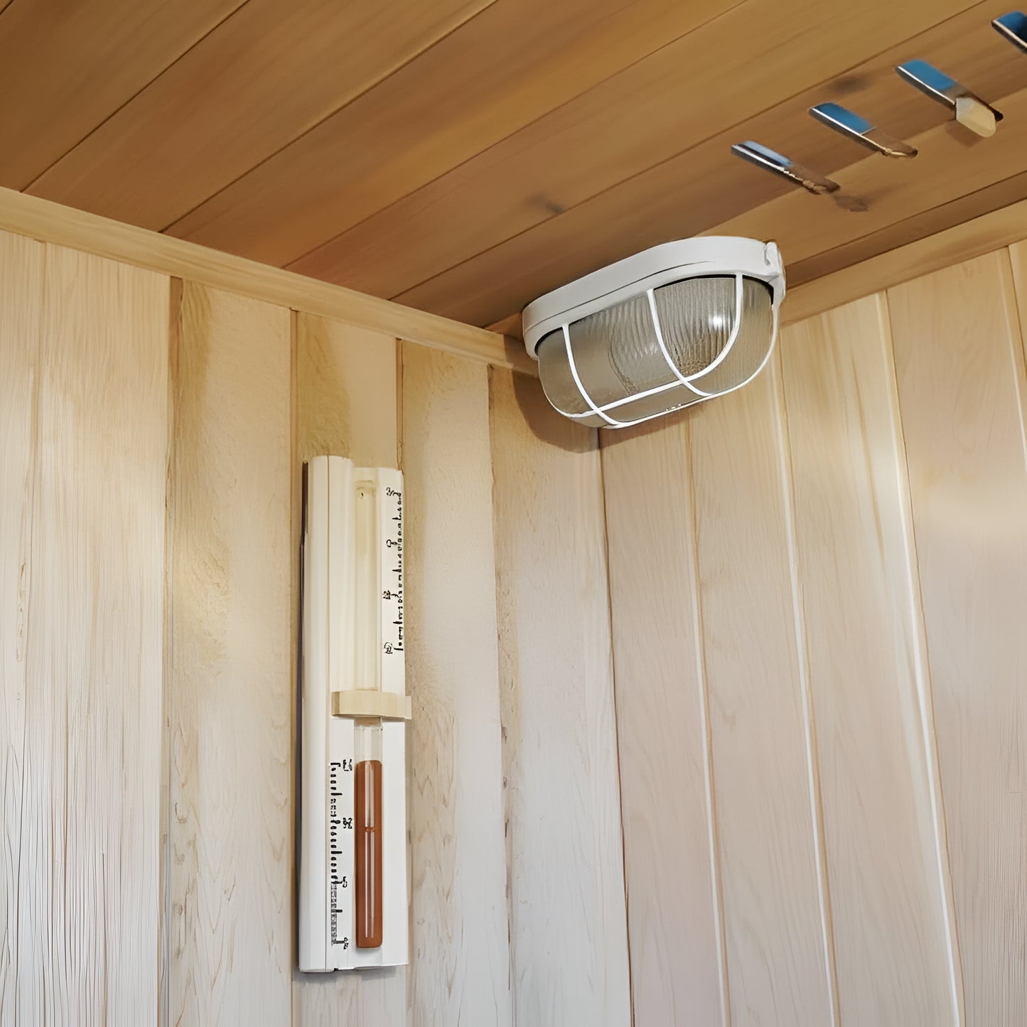 Charleston 4-Person Indoor Traditional Sauna Double Bench