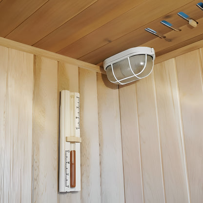 Charleston 4-Person Indoor Traditional Sauna Double Bench